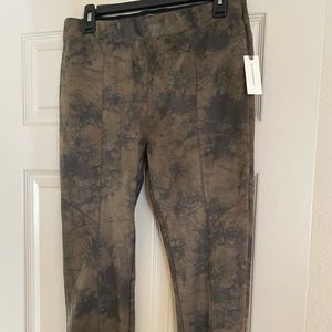 Suede pull on leggings NWT anthro size m
